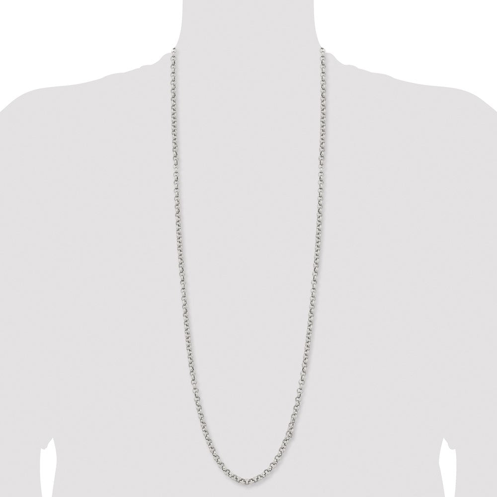 Chisel Stainless Steel Polished 6mm 36 inch Rolo Chain