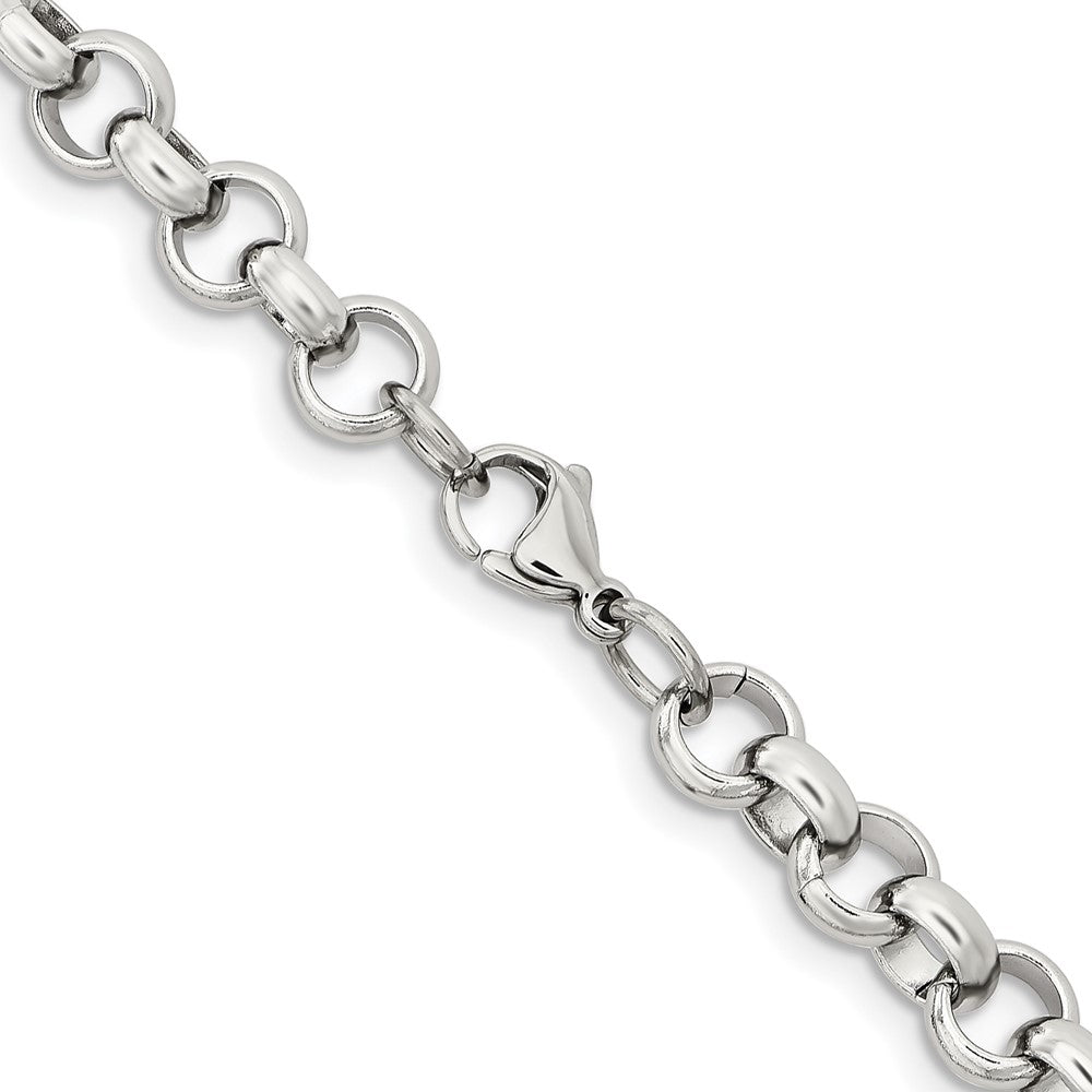 Chisel Stainless Steel Polished 8mm 24 inch Rolo Chain