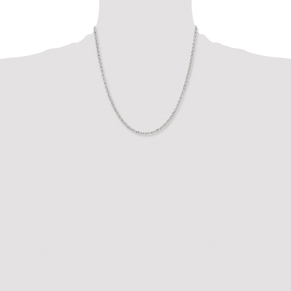 Chisel Stainless Steel Polished 3.2mm 20 inch Cable Chain