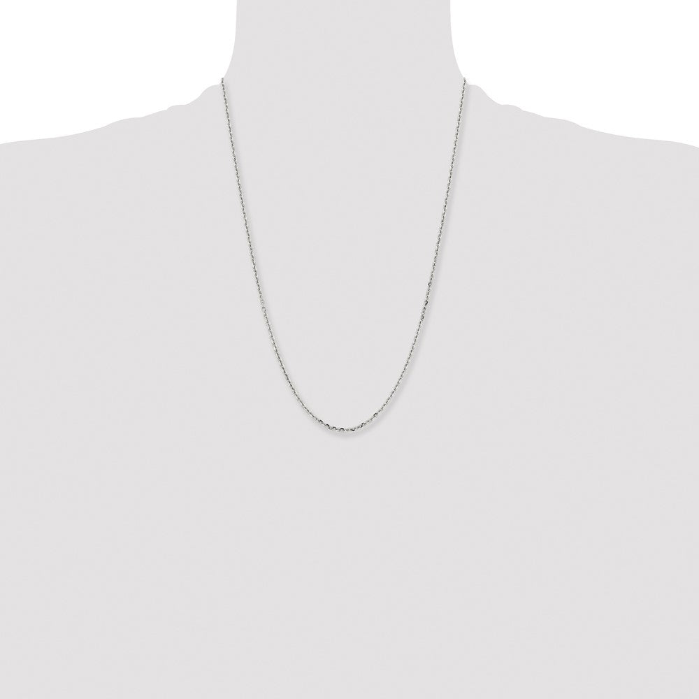 Chisel Stainless Steel Polished 2.7mm 24 inch Cable Chain