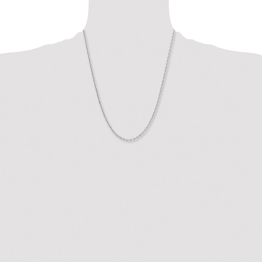 Chisel Stainless Steel Polished 3.4mm 22 inch Cable Chain