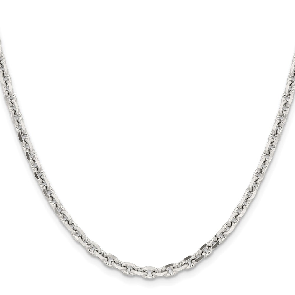 Chisel Stainless Steel Polished 4.3mm 24 inch Cable Chain