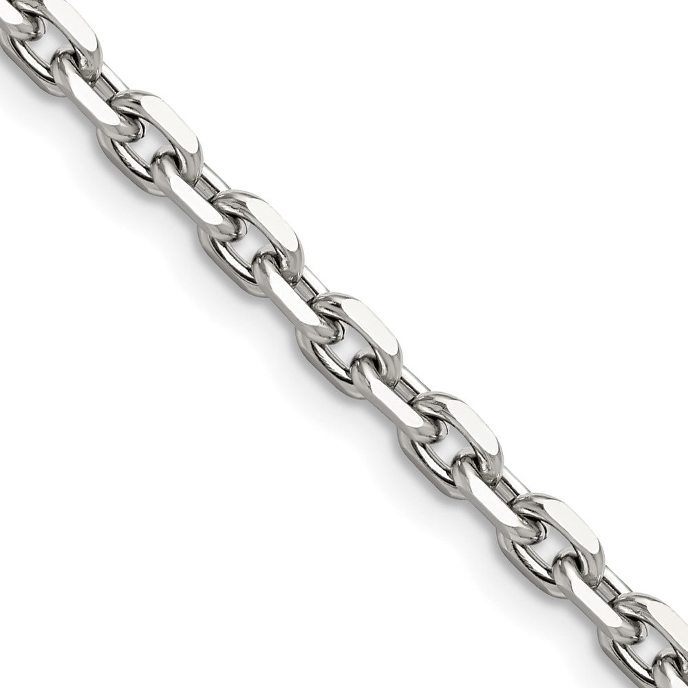 Chisel Stainless Steel Polished 5.3mm 22 inch Cable Chain