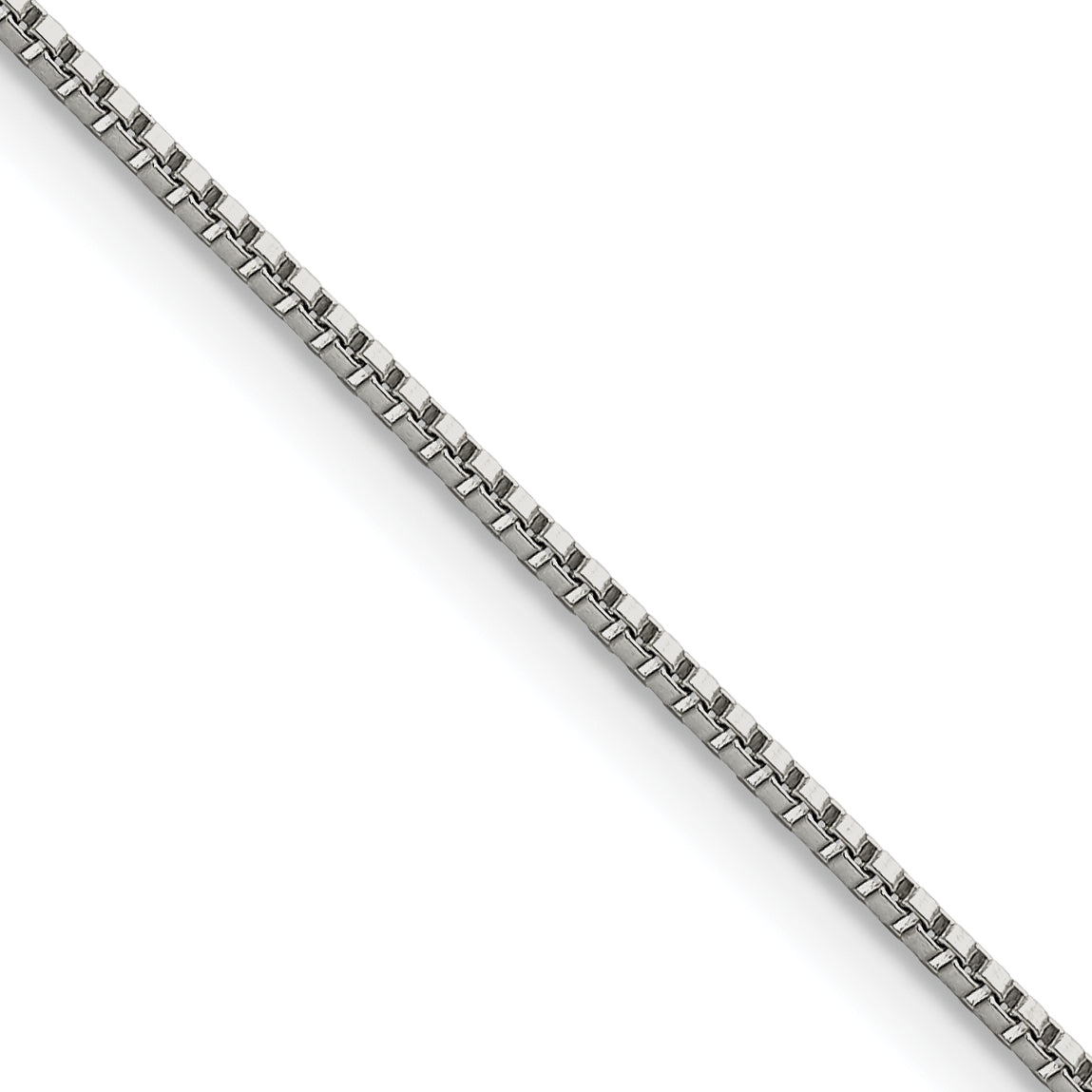 Chisel Stainless Steel Polished 1.2mm 18 inch Box Chain