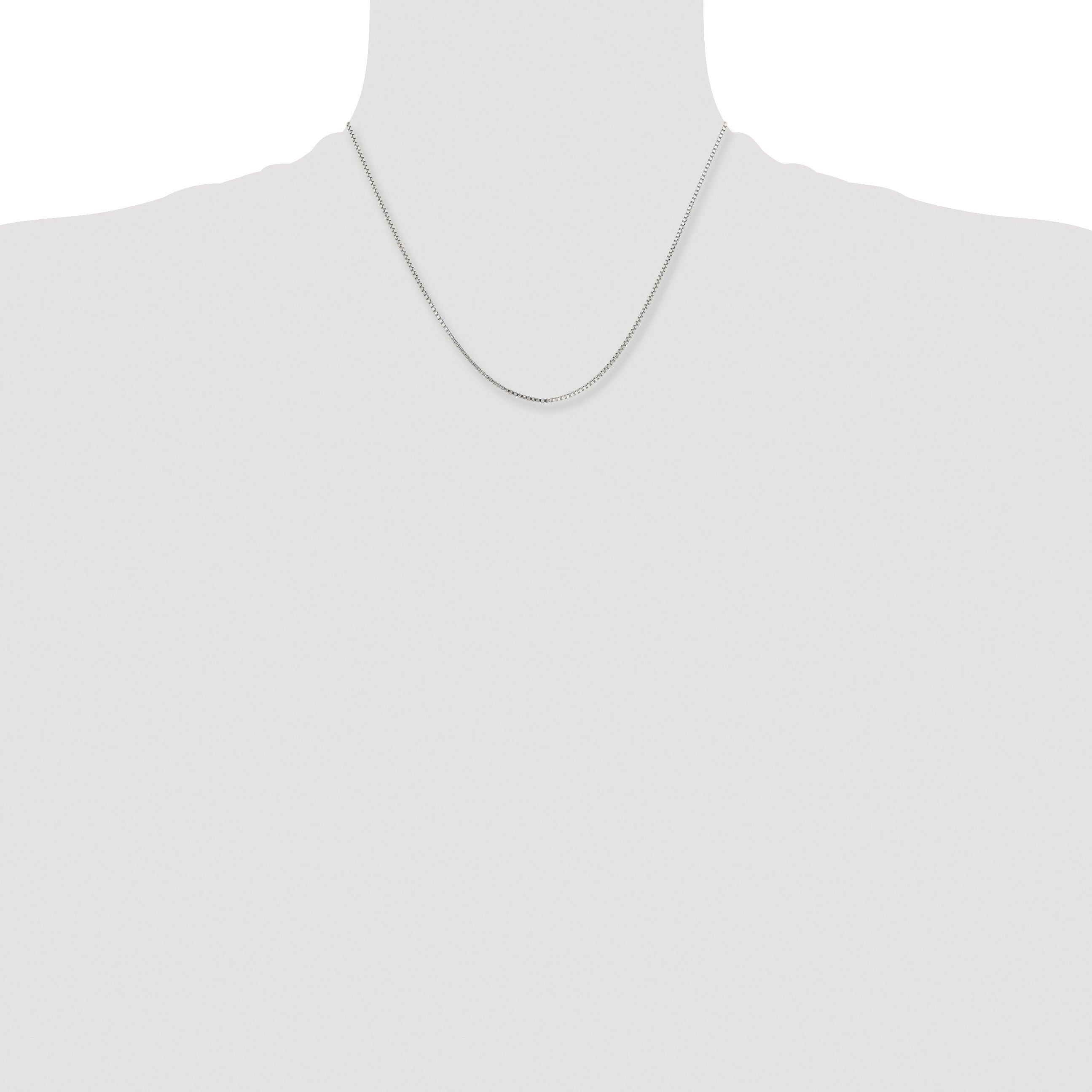 Chisel Stainless Steel Polished 1.5mm 18 inch Box Chain