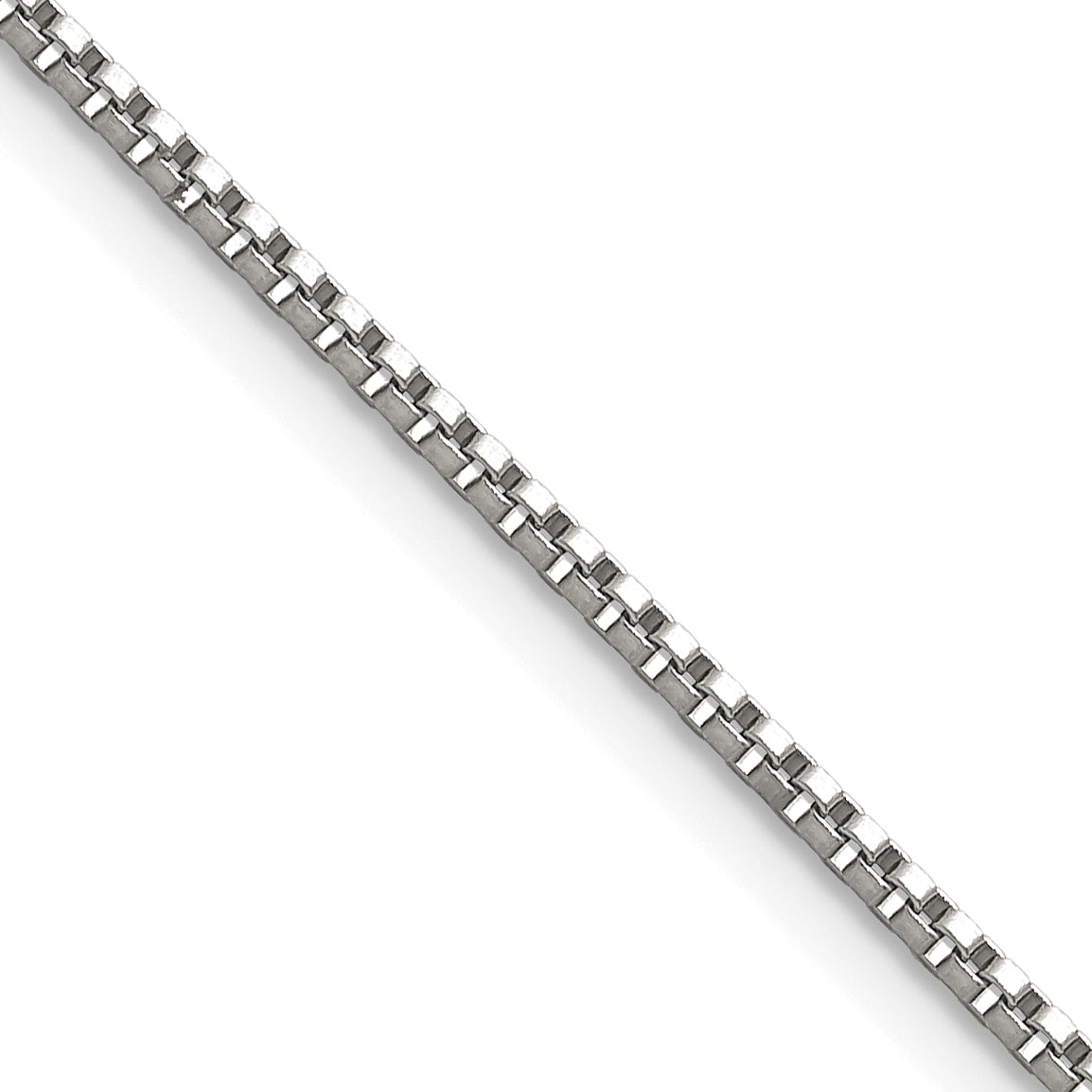 Chisel Stainless Steel Polished 1.5mm 18 inch Box Chain