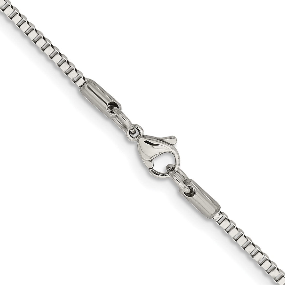 Chisel Stainless Steel Polished 2mm 20 inch Box Chain