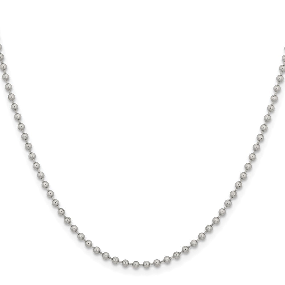 Chisel Stainless Steel Polished 2.4mm 18 inch Ball Chain