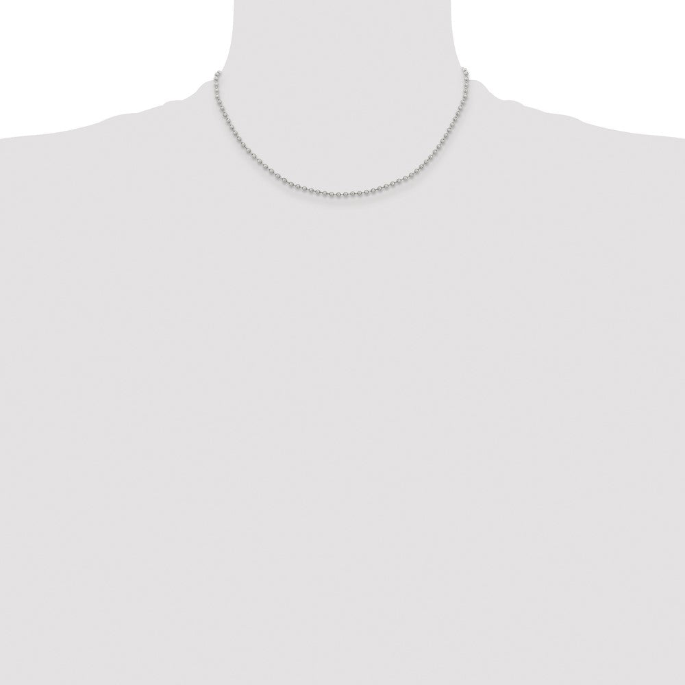 Chisel Stainless Steel Polished 2.4mm 16 inch Ball Chain