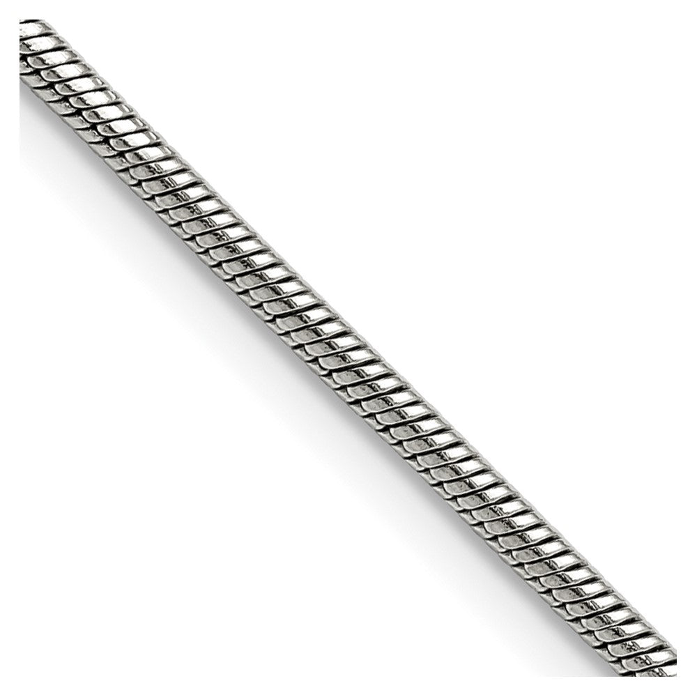 Chisel Stainless Steel Polished 2.4mm 30 inch Snake Chain