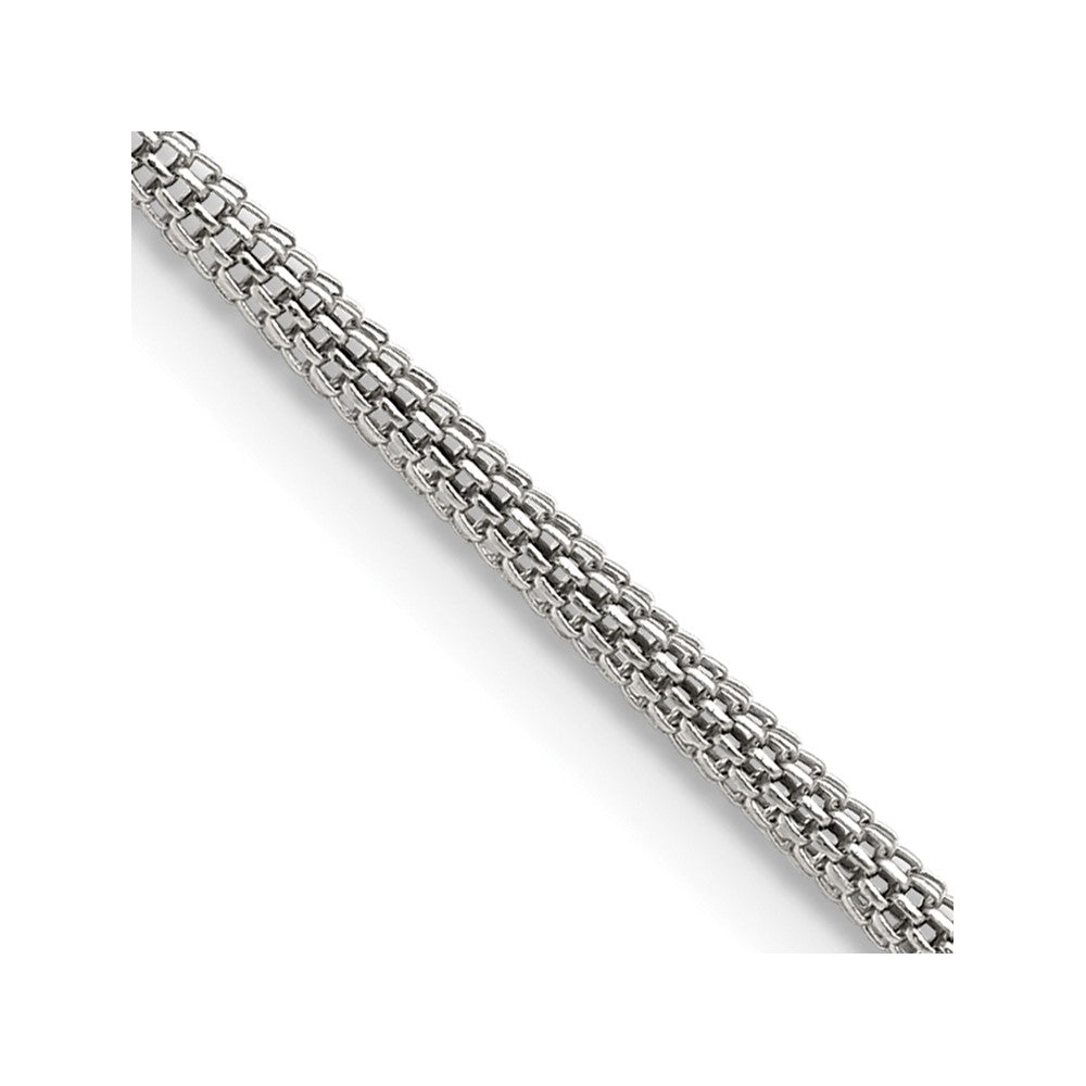 Chisel Stainless Steel Polished 2.5mm 30 inch Bismark Chain