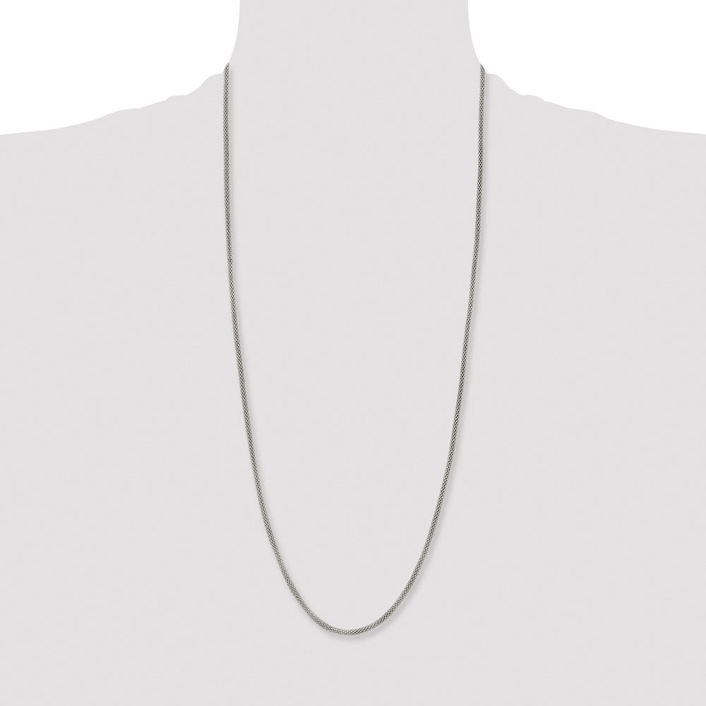 Chisel Stainless Steel Polished 3.2mm 30 inch Bismark Chain