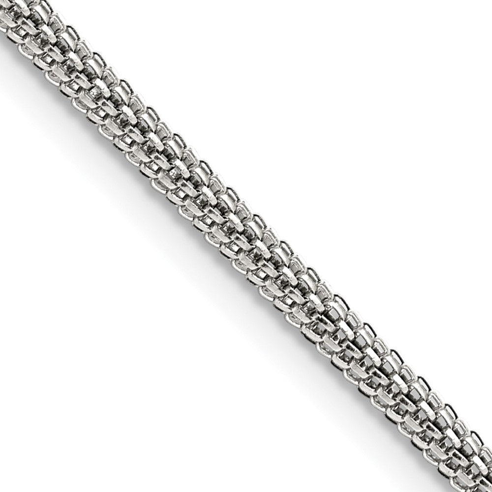 Chisel Stainless Steel Polished 3.2mm 20 inch Bismark Chain
