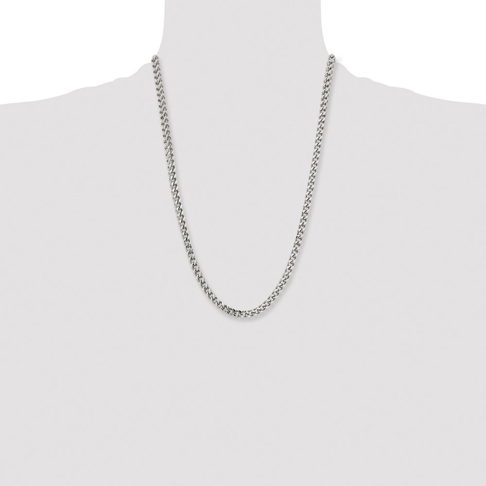 Chisel Stainless Steel Polished 5.5mm 24 inch Franco Chain