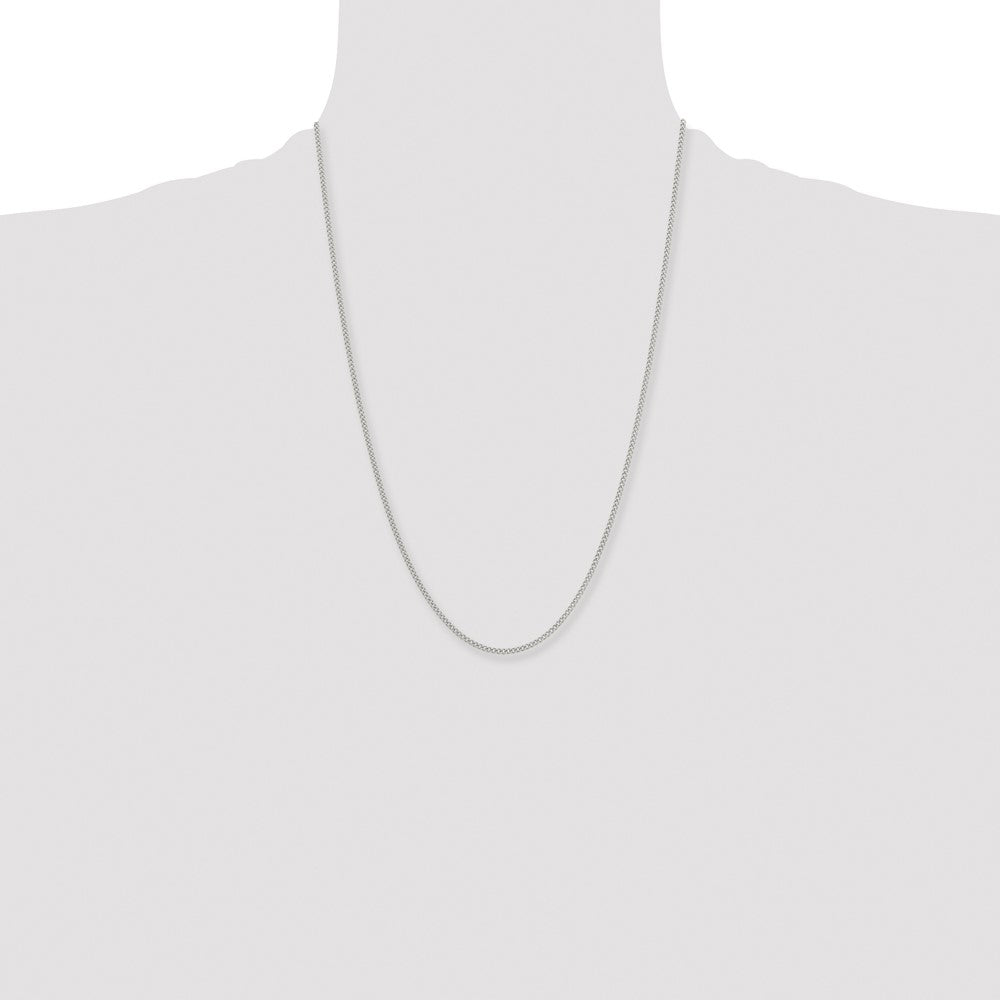 Chisel Stainless Steel Polished 2.25mm 24 inch Round Curb Chain