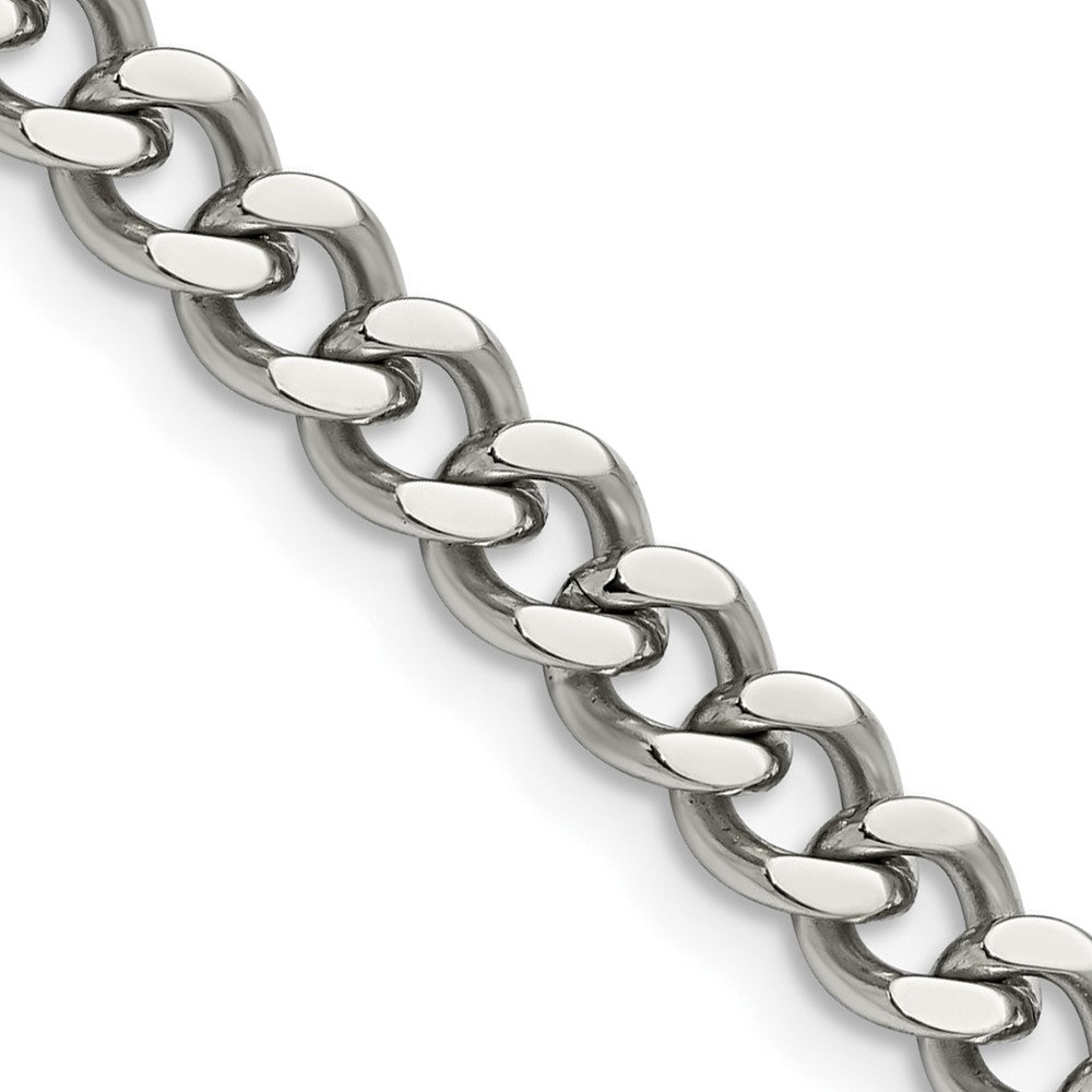 Chisel Stainless Steel Polished 6.75mm 22 inch Curb Chain