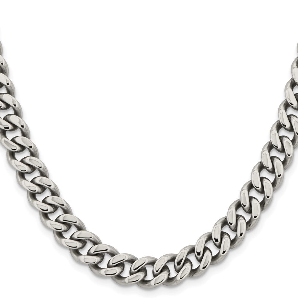 Chisel Stainless Steel Polished 9.5mm 24 inch Curb Chain