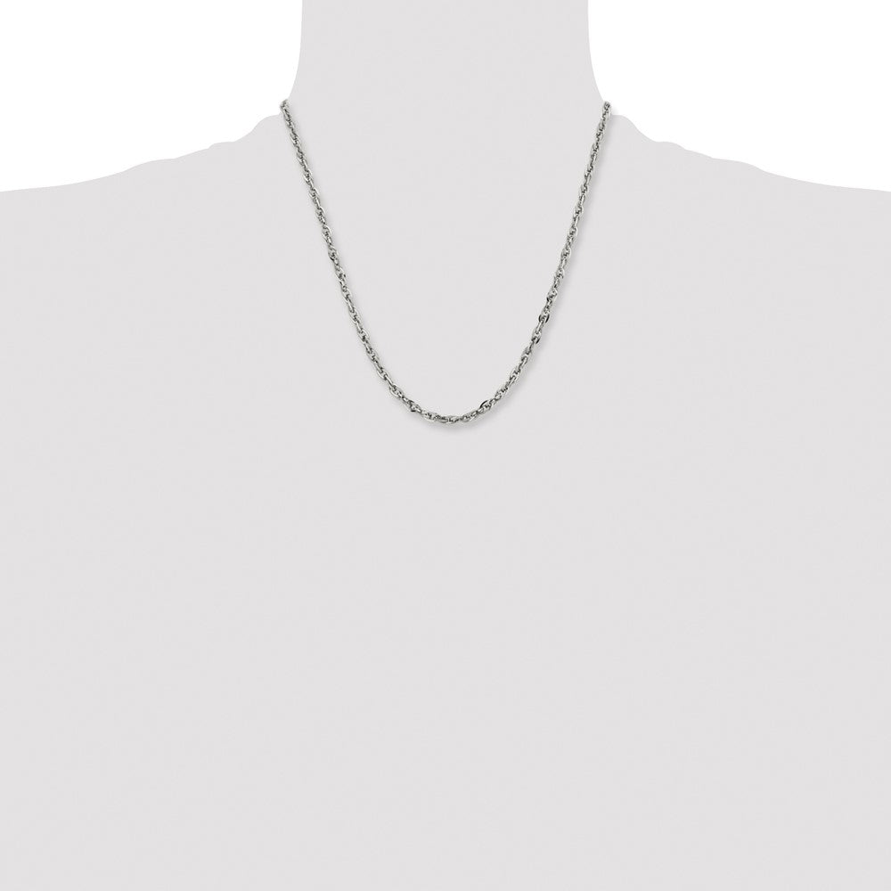 Chisel Stainless Steel Polished 4.2mm 20 inch Fancy Twisted Link Chain