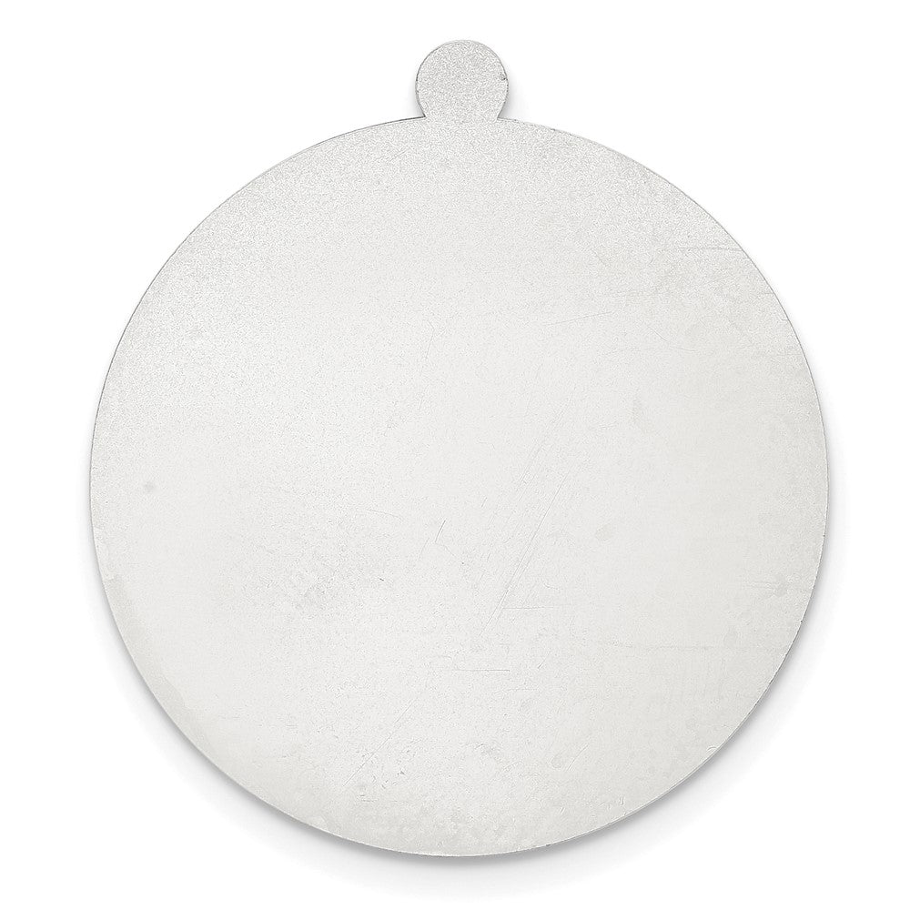 Sterling Silver Round w/Eyelet Stamping