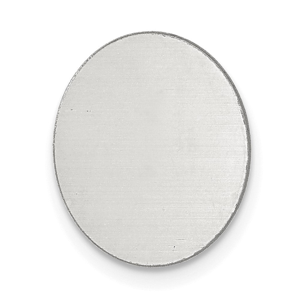 Sterling Silver Oval Stamping