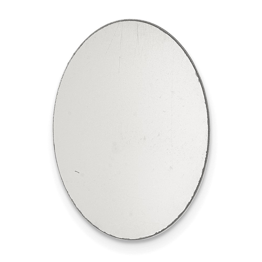 Sterling Silver Oval Stamping