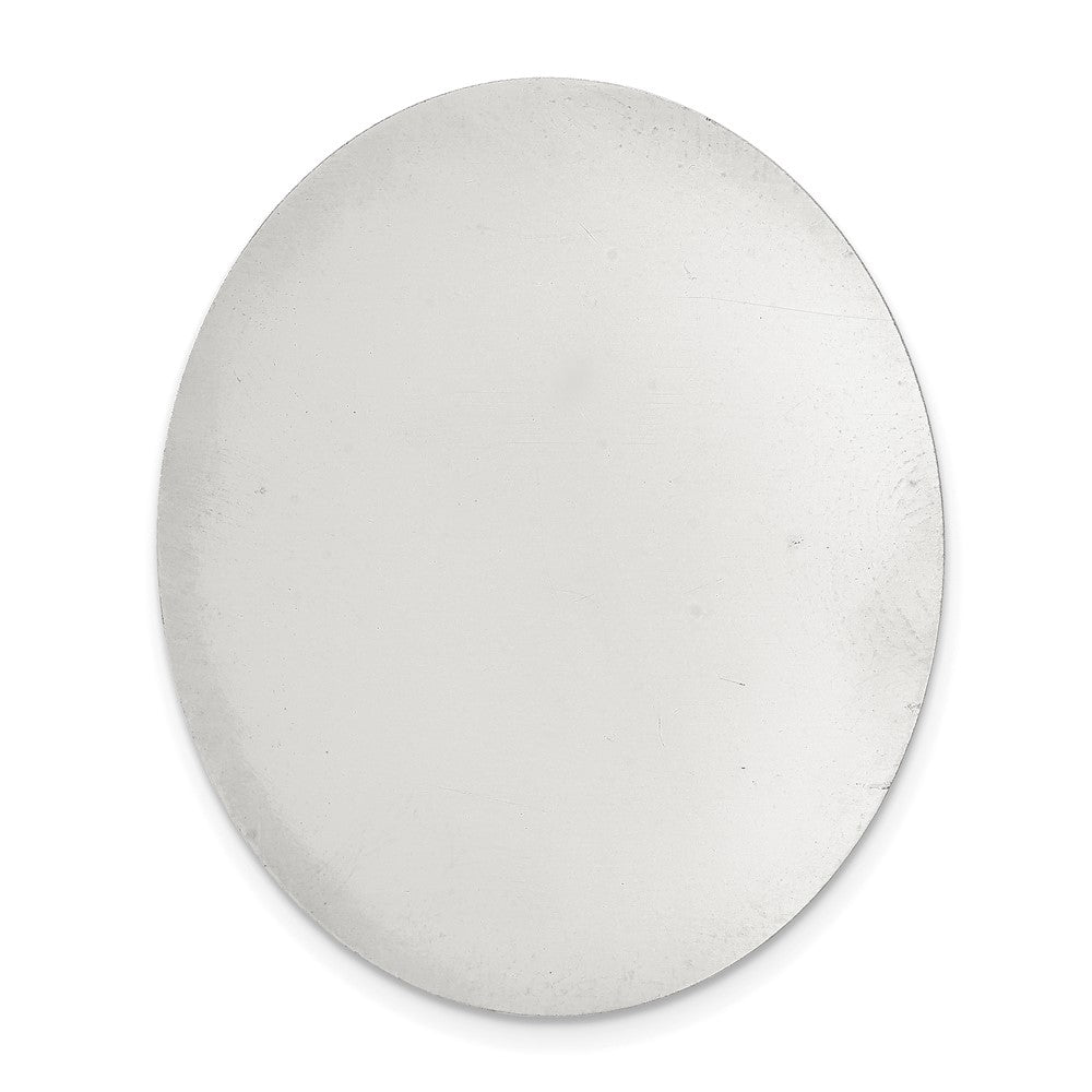 Sterling Silver Oval Stamping