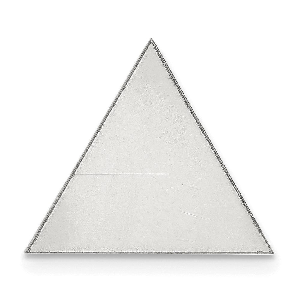 Sterling Silver Triangle Shape Stamping