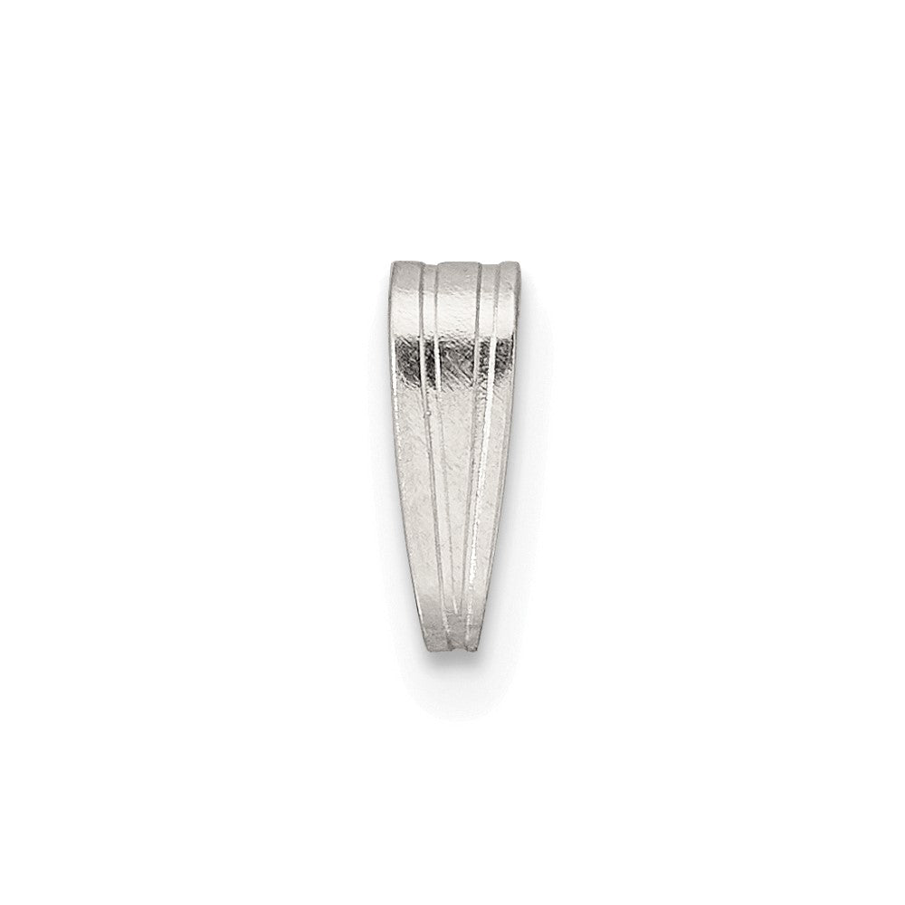 Sterling Silver 2.8mm Snap On Bail