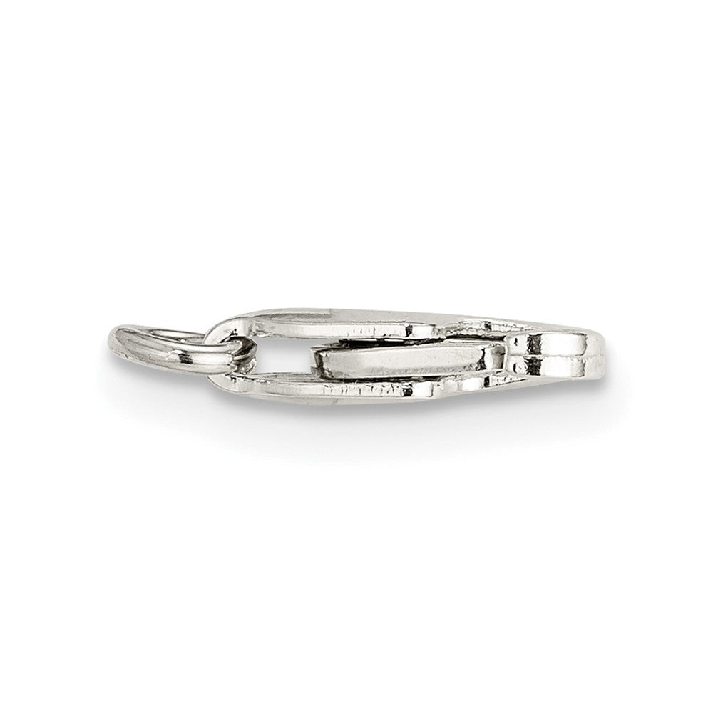 Sterling Silver Standard Weight 10.2 x 3.8mm Lobster w/ Jump Ring Clasp
