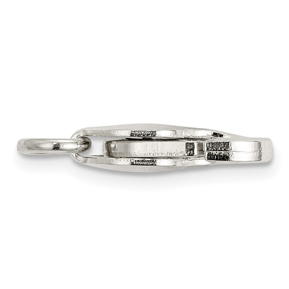 Sterling Silver Standard Weight 16.3 x 8mm Lobster w/ Jump Ring Clasp