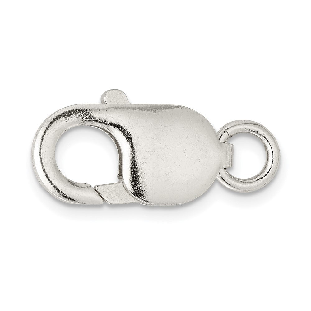 Sterling Silver Standard Weight 18.3 x 9.1mm Lobster w/ Jump Ring Clasp