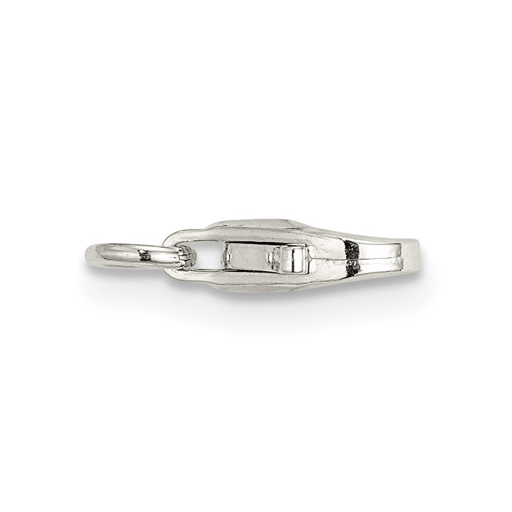 Sterling Silver 9.4 x 5mm Fancy Lobster w/ Jump Ring Clasp
