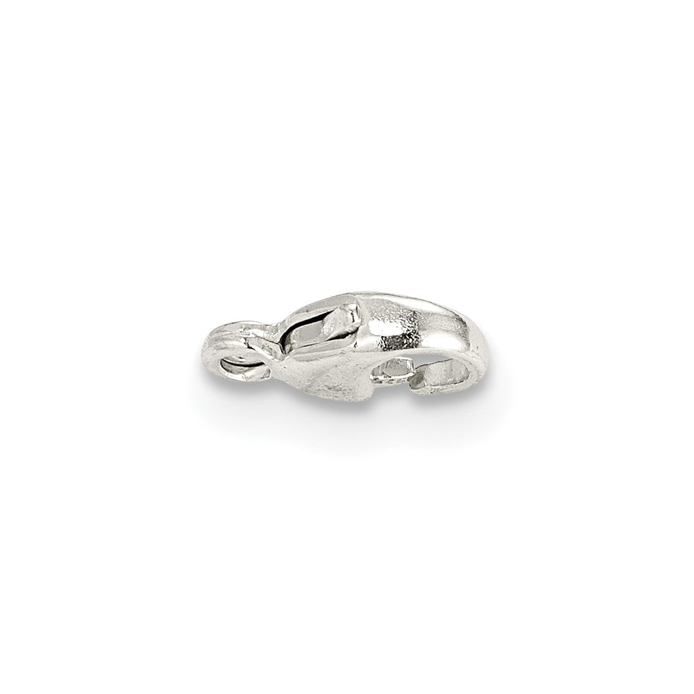 Sterling Silver 7.8 x 3.8mm Fancy Lobster w/ Jump Ring Clasp