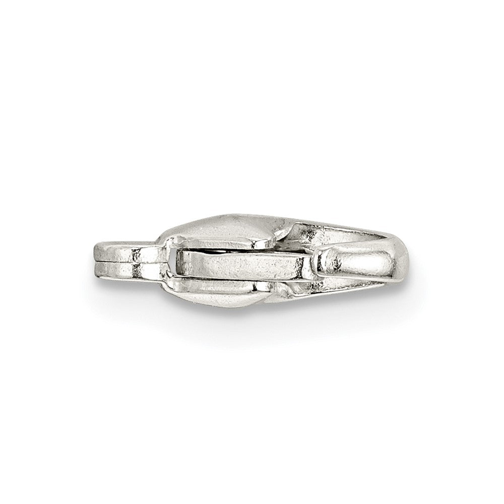 Sterling Silver 11.5 x 6.1mm Fancy Lobster w/ Jump Ring Clasp
