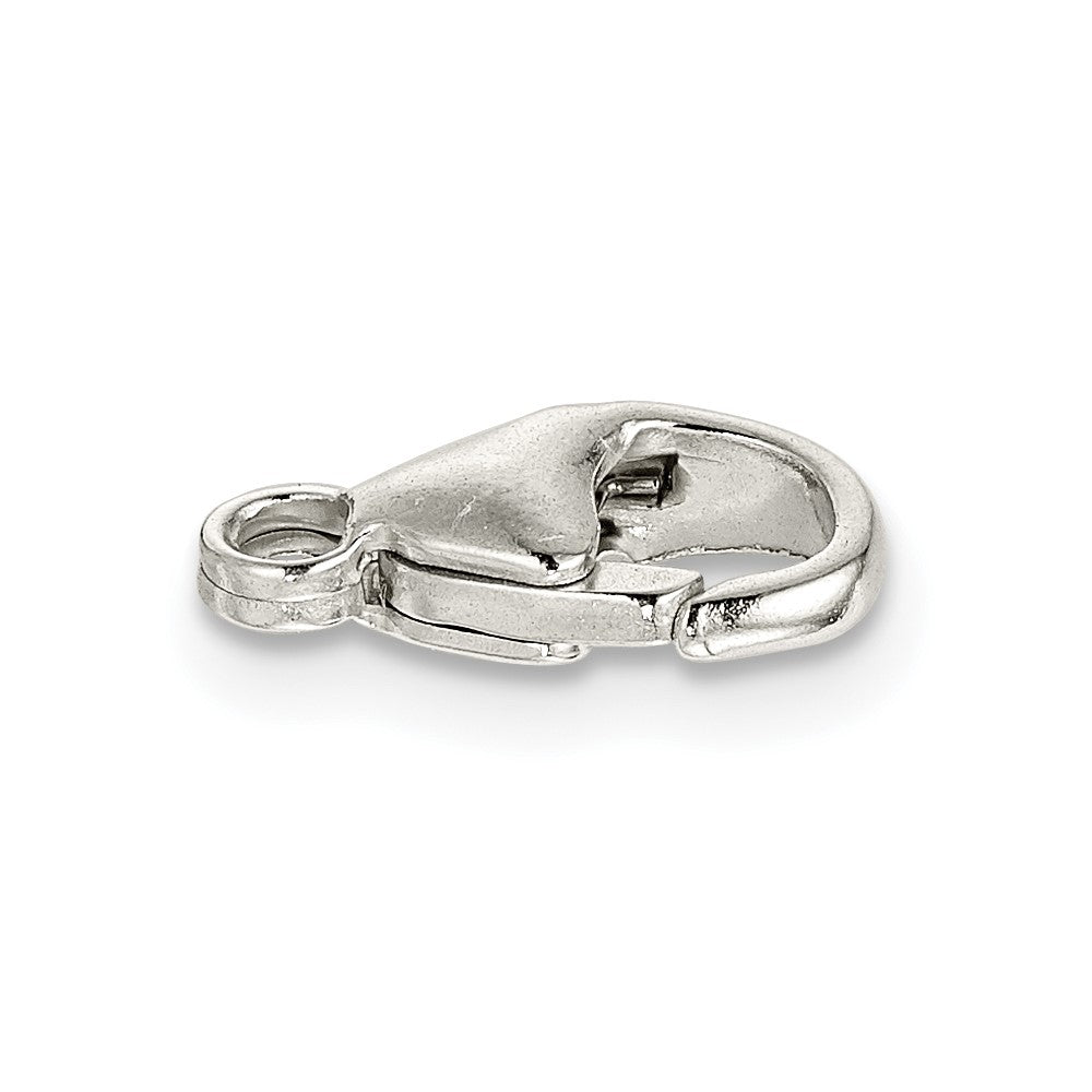 Sterling Silver 11.5 x 6.1mm Fancy Lobster w/ Jump Ring Clasp