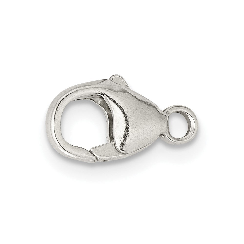 Sterling Silver 11.5 x 6.1mm Fancy Lobster w/ Jump Ring Clasp