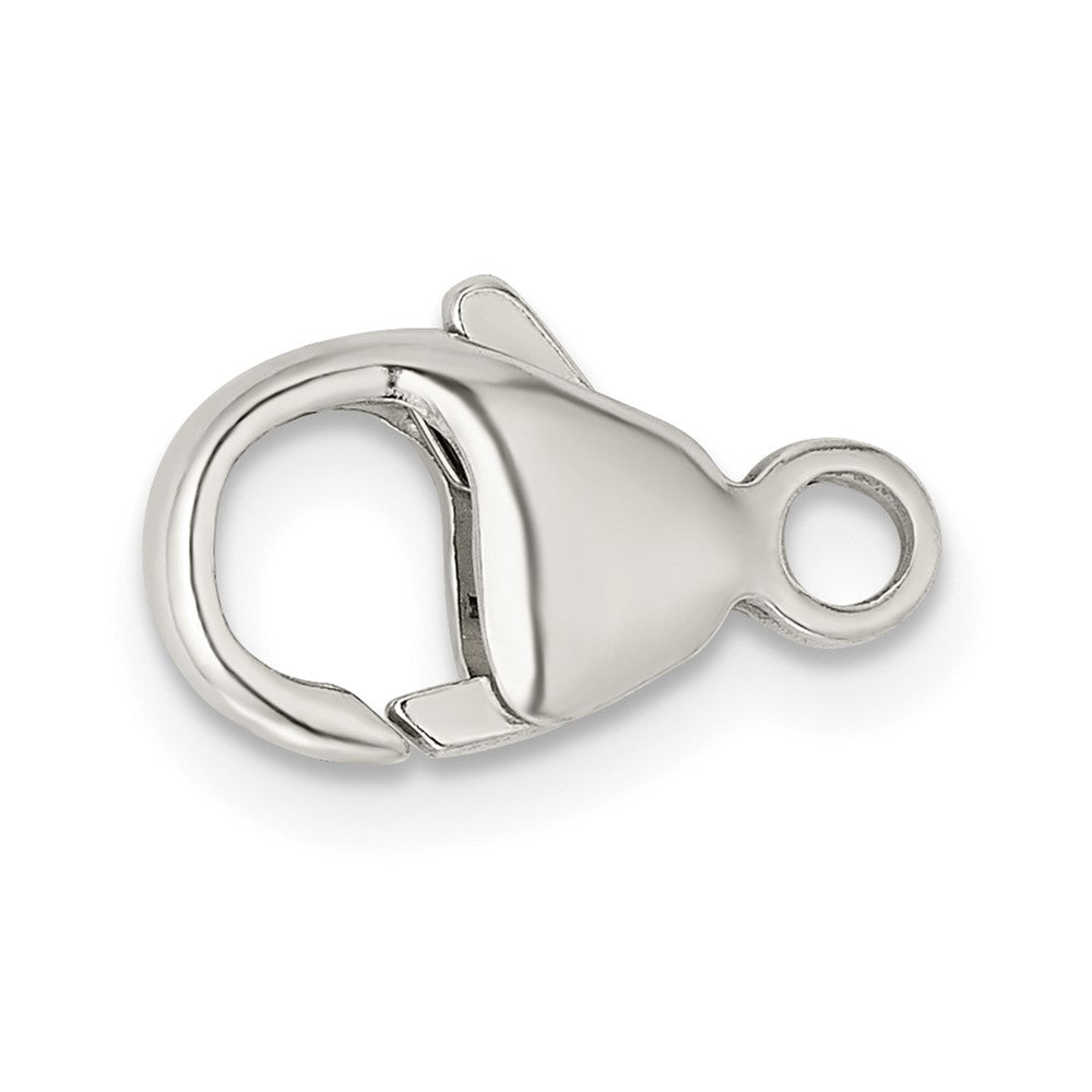 Sterling Silver 13 x 7.4mm Fancy Lobster w/ Jump Ring Clasp