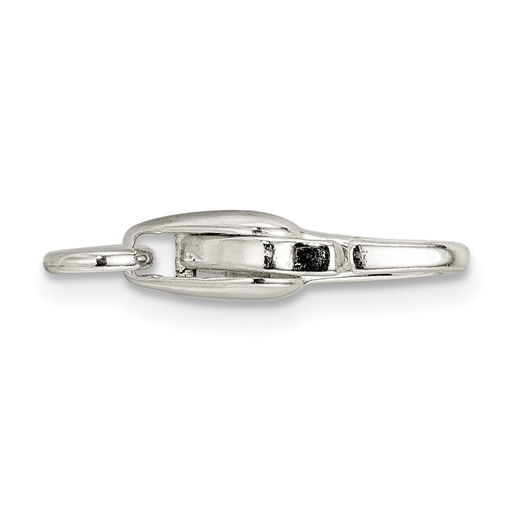 Sterling Silver 16 x 8.5mm Heart Shaped Lobster Clasp