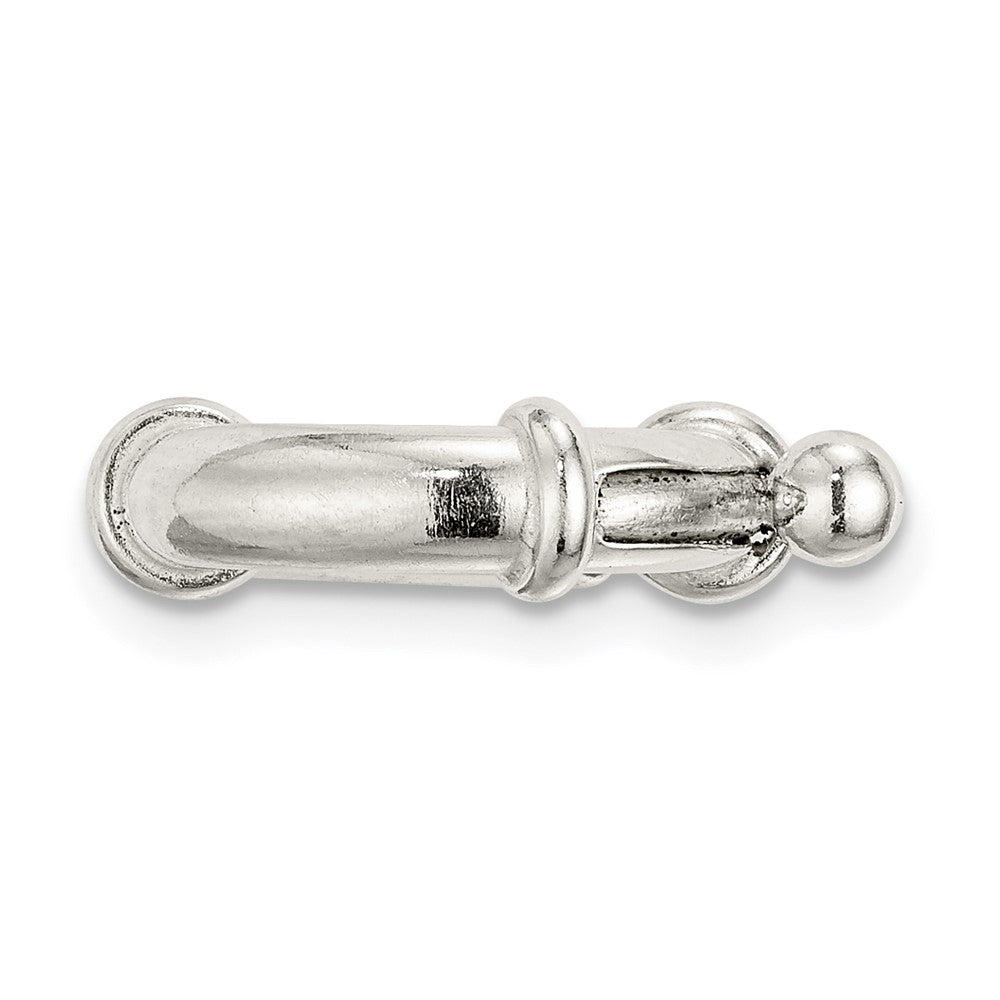 Sterling Silver 14.0mm Fancy Spring Ring Clasp