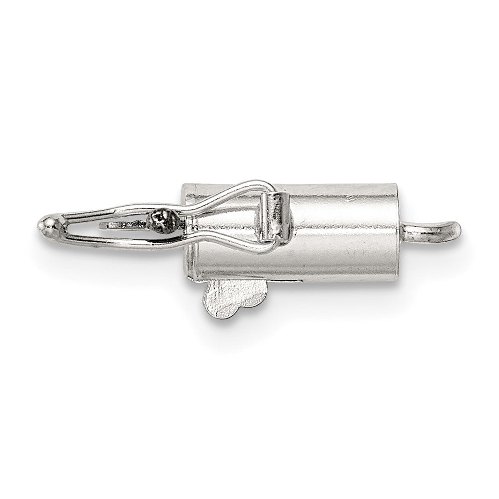 Sterling Silver 4 x 8.7mm Polished Barrel Clasp