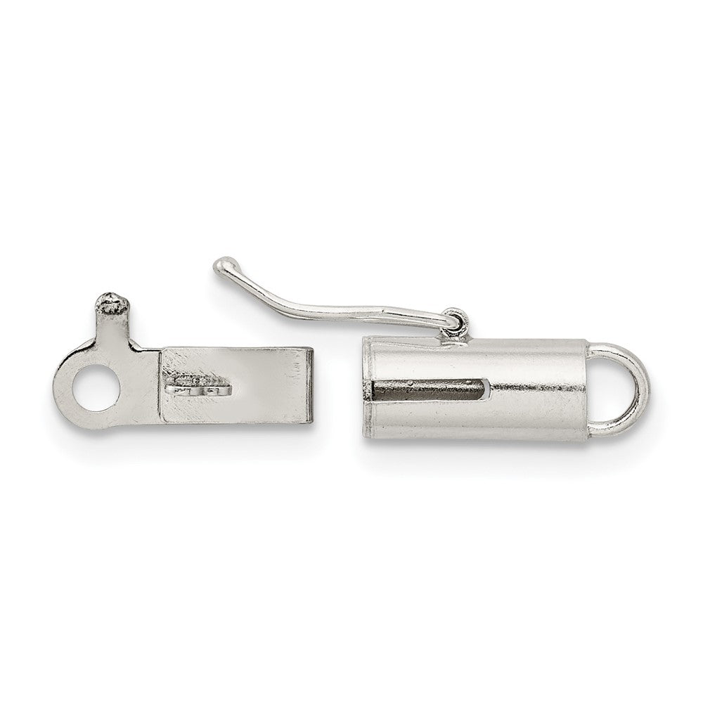 Sterling Silver 4 x 8.7mm Polished Barrel Clasp