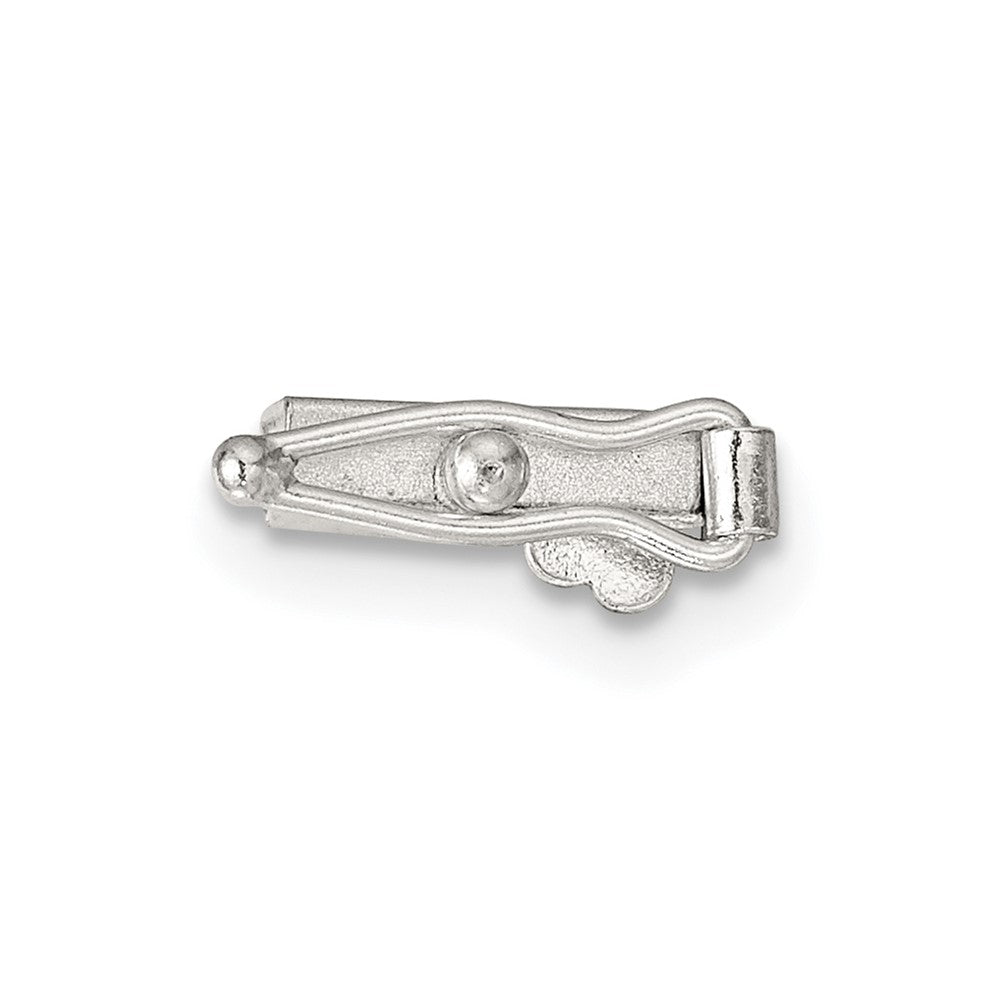 Sterling Silver 7.7 x 3.7mm Rectangular Barrel Clasp