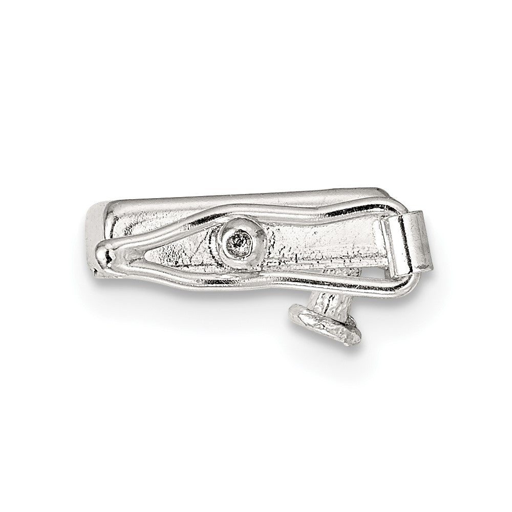 Sterling Silver 10.5 x 7mm Push Button Clasp