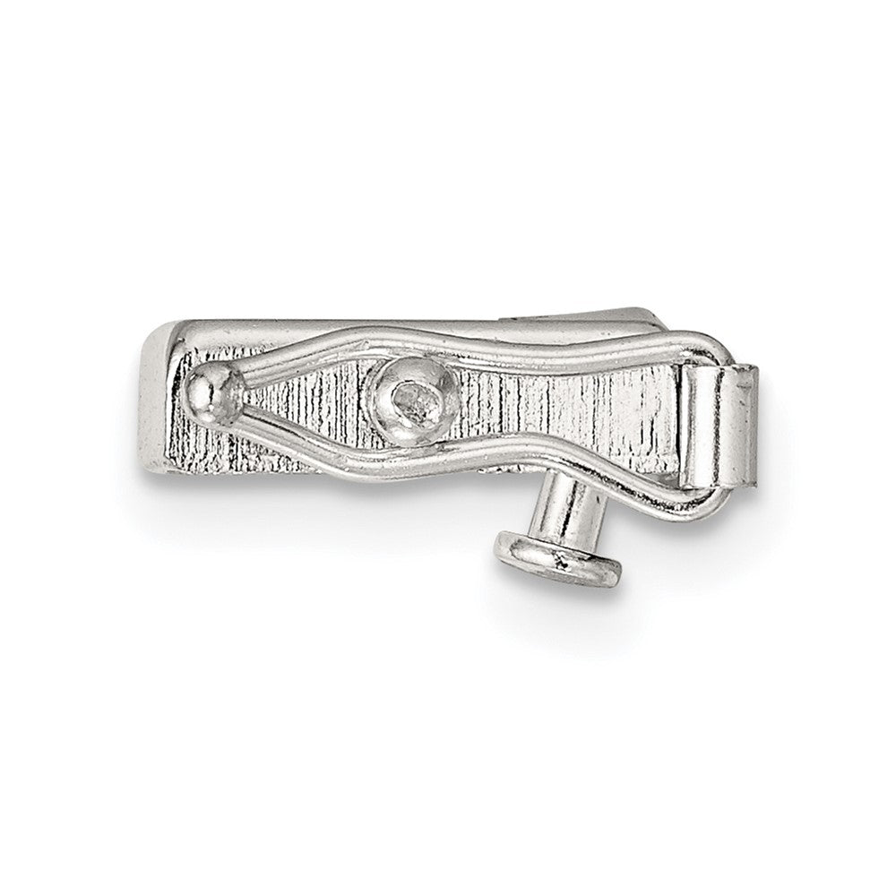 Sterling Silver 10.4 x 10.5mm Push Button Box Clasp