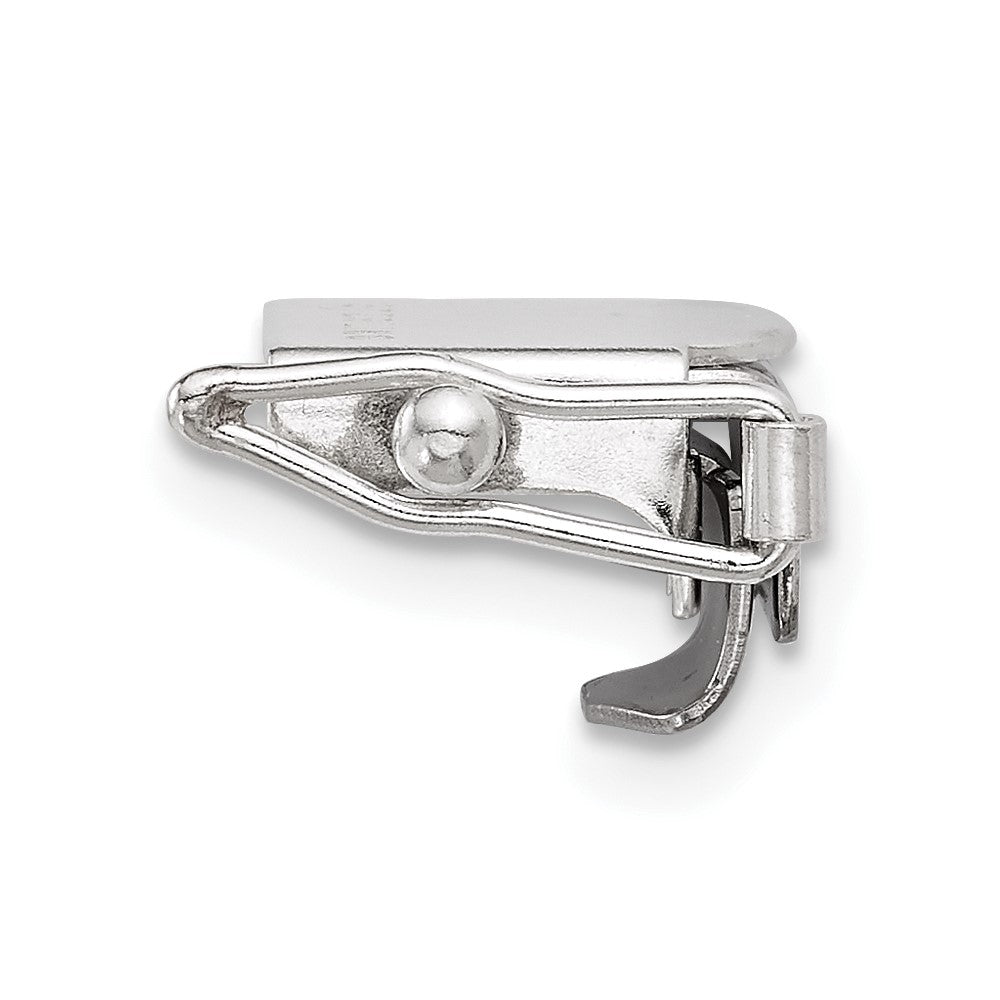 Sterling Silver 9.6 x 7.7mm Fold Over Tongue Box Clasp
