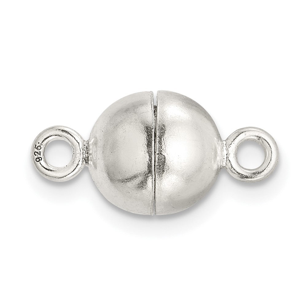 Sterling Silver 8.0mm Polished Magnetic Clasp