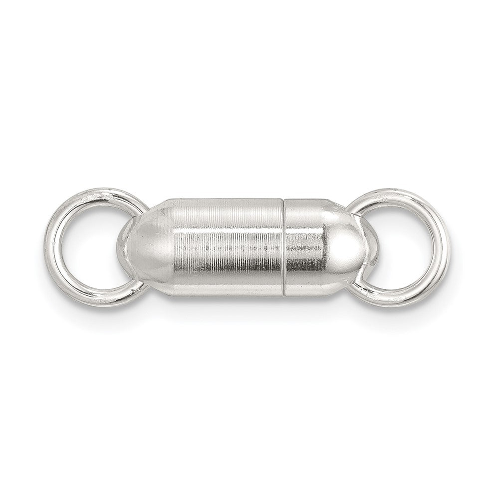 Sterling Silver 13.9 x 5.4mm Polished Magnetic Clasp