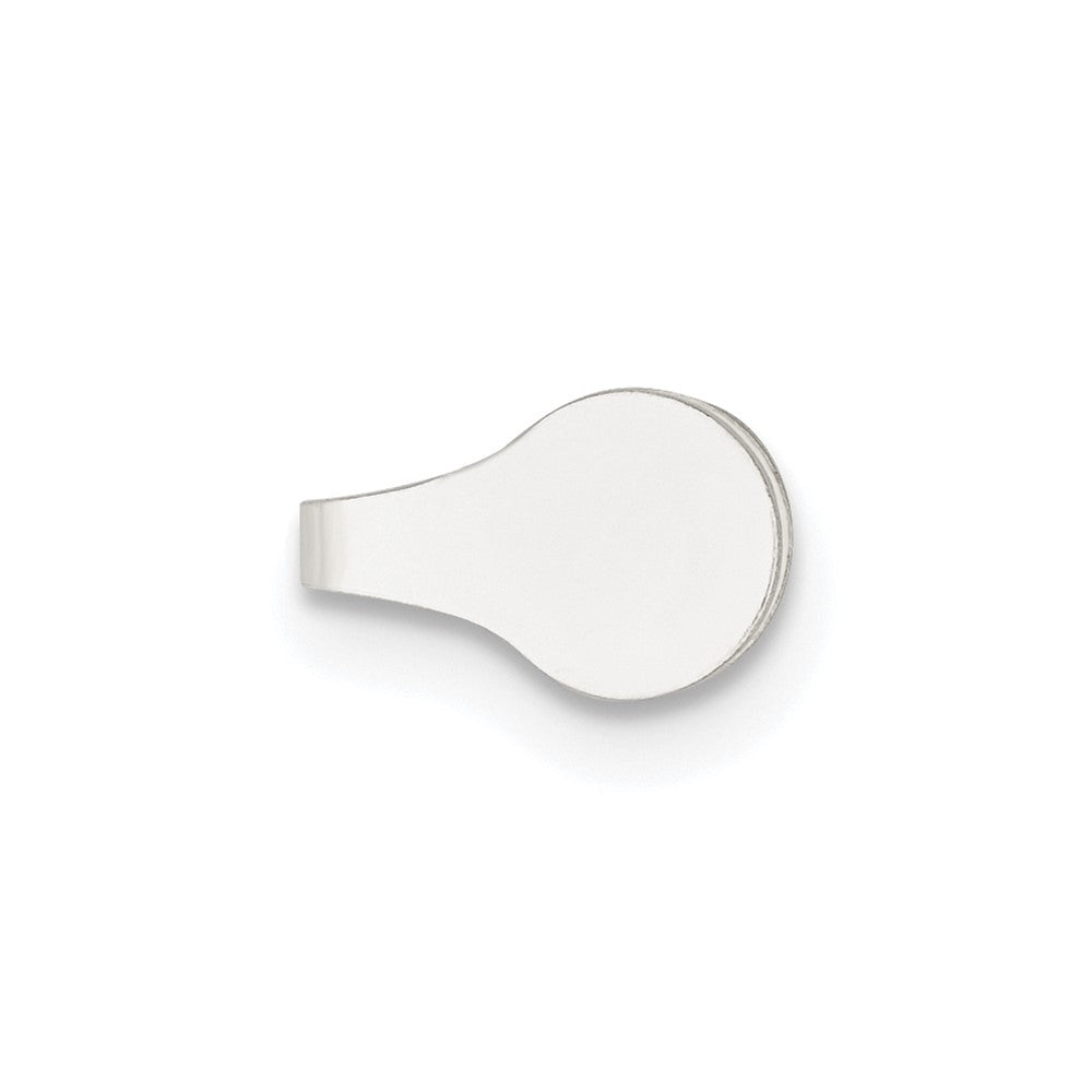 Sterling Silver 8 x 5mm Flat Solder Flush Endcap