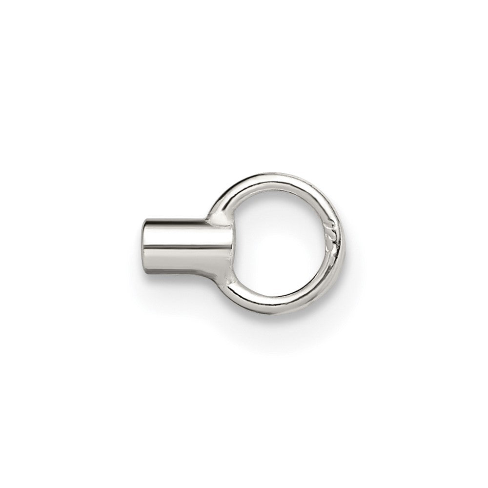 Sterling Silver 3.0 x 2.0mm Crimp End