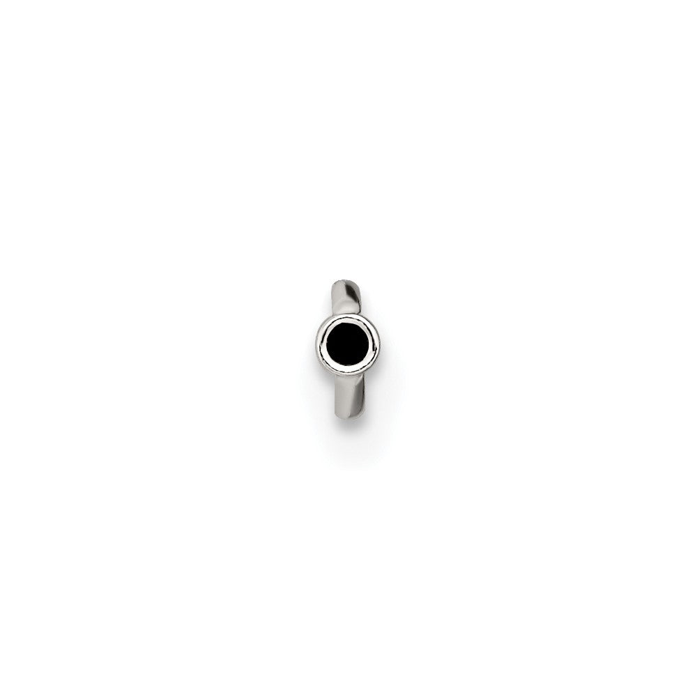 Sterling Silver 5.0 x 1.3mm Crimp End